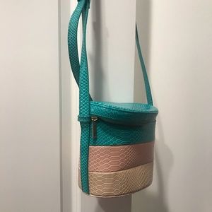 Anthropologie Striped Bucket Bag